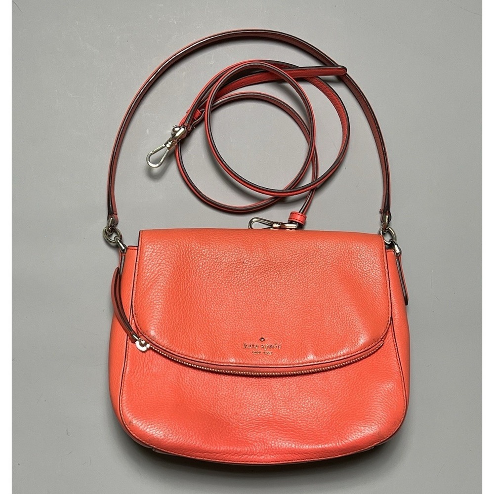 Kate Spade New York Pebbled Medium Crossbody‎ Detachable Strap Zipper